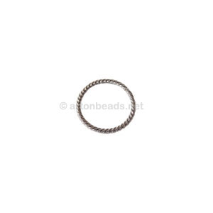 Metal Link - White Gold Plated - 16mm - 12pcs