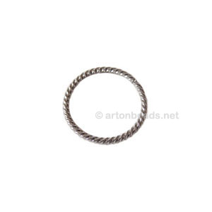 Metal Link - White Gold Plated - 20mm - 12pcs