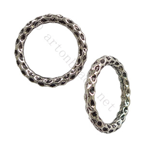 Metal Link - Antique Silver Plated - 24mm - 5pcs
