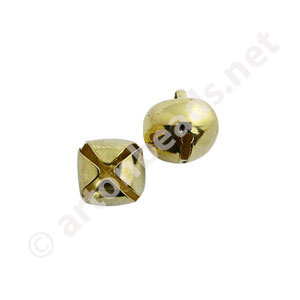 Bell - 18K Gold Plated - 12mm - 15pcs