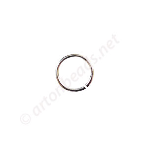 Sterling Silver Jump Ring - 1.0X10mm - 4pcs