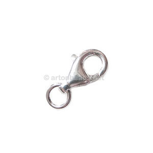 Sterling Silver Lobster Clasp - 11mm - 2pcs