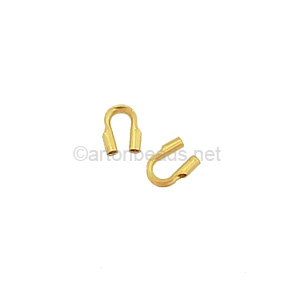 14K Gold Filled Wire Guard - 0.021" - 8p - Click Image to Close