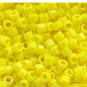 Japanese Miyuki Delica Beads - Yellow - 11/0 -1 Vial
