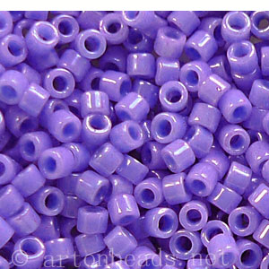 Japanese Miyuki Delica Beads - Violet Opaque Dyed -11/0-1 Vial