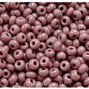 Czech Seed Beads - Mauve Opaque - 6/0 - 16g