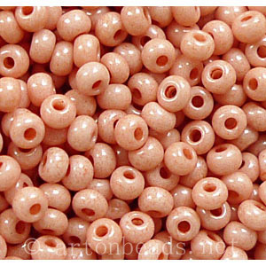 Czech Seed Beads - Pink Solgel Dyed - 11/0 - 1 Vial