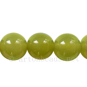 Olive Jade - Round - 12mm