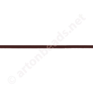 Genuine Leather Cord - Brown - 1mm x 3M