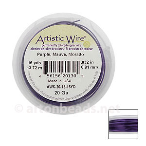 Artistic Wire - Purple - 0.81mm - 15Y