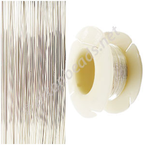 Sterling Sillver Wire - 26 Gauge/0.41mm - 76 Ft